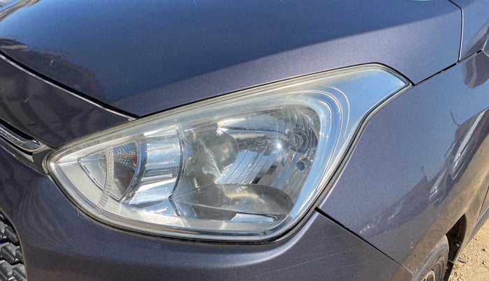 2017 Hyundai Grand i10 SPORTZ (O) AT 1.2 KAPPA VTVT, Petrol, Automatic, 55,629 km, Left headlight - Faded