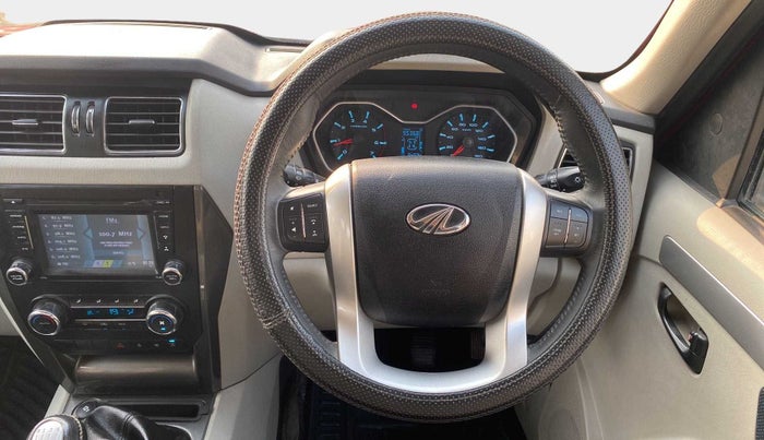 2017 Mahindra Scorpio S11 2WD, Diesel, Manual, 24,191 km, Steering Wheel Close Up