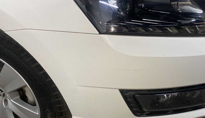 2019 Skoda Rapid AMBITION 1.6 MPI MT, Petrol, Manual, 16,394 km, Front bumper - Minor scratches