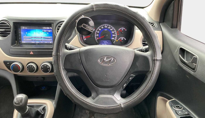 2017 Hyundai Grand i10 MAGNA 1.2 KAPPA VTVT, Petrol, Manual, 14,433 km, Steering Wheel Close Up