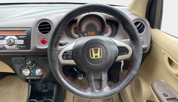 2012 Honda Brio S MT, Petrol, Manual, 64,038 km, Steering Wheel Close Up