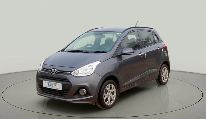 2015 Hyundai Grand i10 SPORTZ 1.2 KAPPA VTVT, Petrol, Manual, 38,387 km, Left Front Diagonal