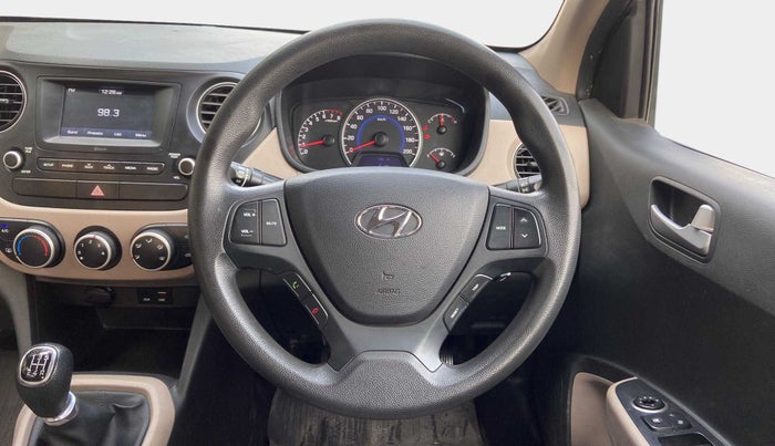 2017 Hyundai Grand i10 SPORTZ 1.2 KAPPA VTVT, Petrol, Manual, 50,391 km, Steering Wheel Close Up