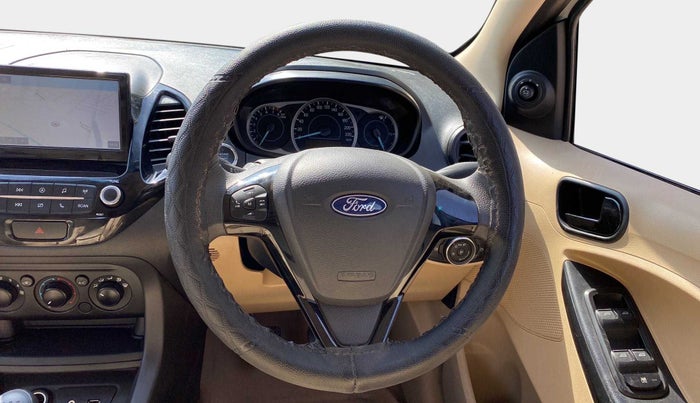 2020 Ford Figo Aspire TITANIUM 1.2 PETROL, Petrol, Manual, 35,970 km, Steering Wheel Close Up