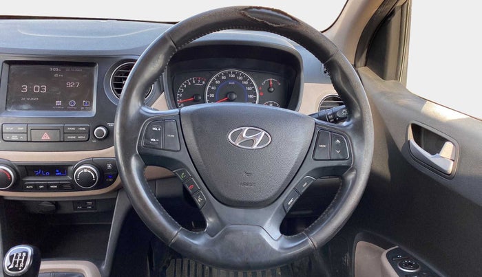 2017 Hyundai Grand i10 ASTA 1.2 KAPPA VTVT, Petrol, Manual, 53,735 km, Steering Wheel Close Up