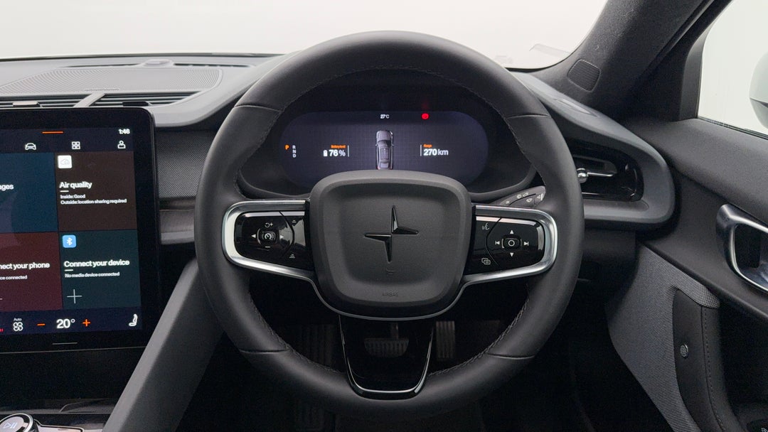 2022 Polestar 2 Long Range Dual Motor 78kwh, Automatic, 73613 km, Steering Wheel Close-up