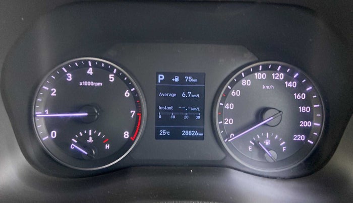 2019 Hyundai Verna 1.6 VTVT SX + AT, Petrol, Automatic, 28,890 km, Odometer Image