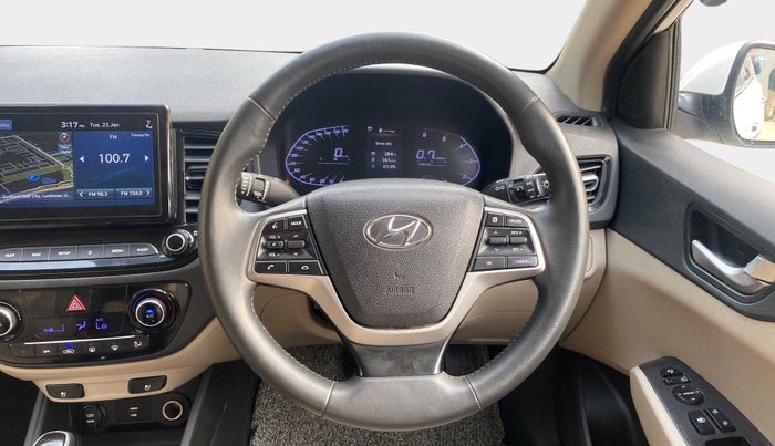 2020 Hyundai Verna SX (O) 1.5 CRDI AT, Diesel, Automatic, 58,717 km, Steering Wheel Close Up