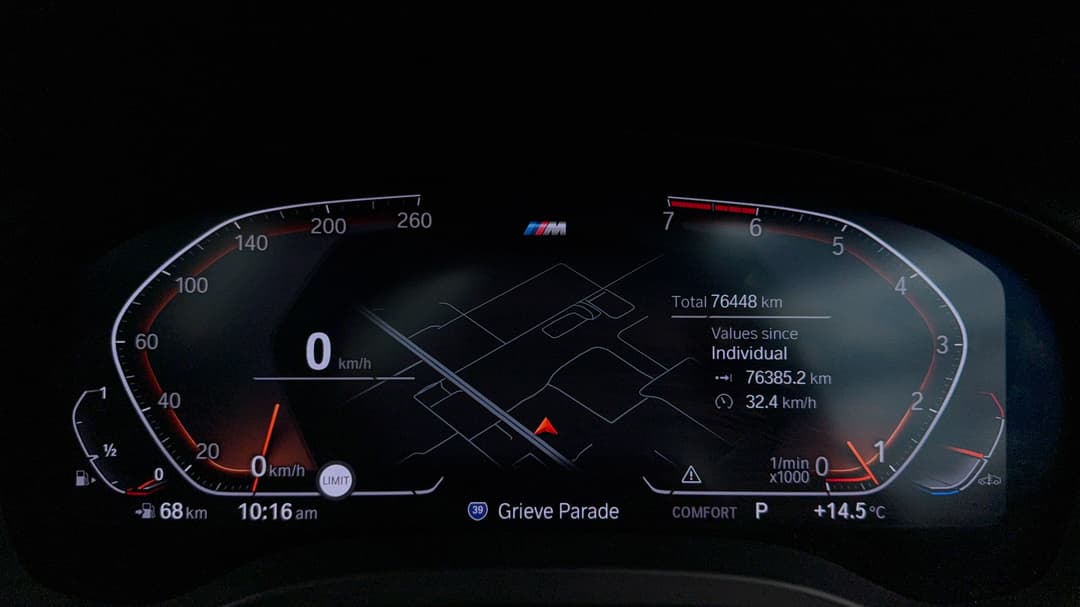 2020 BMW X3 xDrive30i M Sport, Automatic, 76448 km, Odometer View