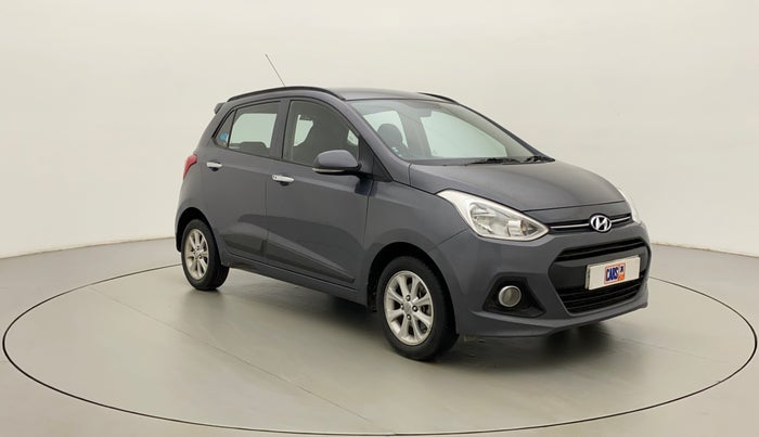 2015 Hyundai Grand i10 ASTA AT 1.2 KAPPA VTVT, Petrol, Automatic, 30,800 km, Right Front Diagonal