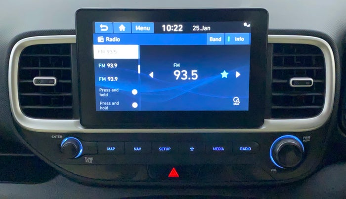2019 Hyundai VENUE SX PLUS 1.0 TURBO DCT, Petrol, Automatic, 20,758 km, Infotainment System
