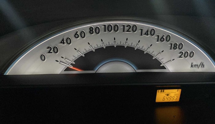 2011 Toyota Etios Liva G, Petrol, Manual, 64,980 km, Odometer Image