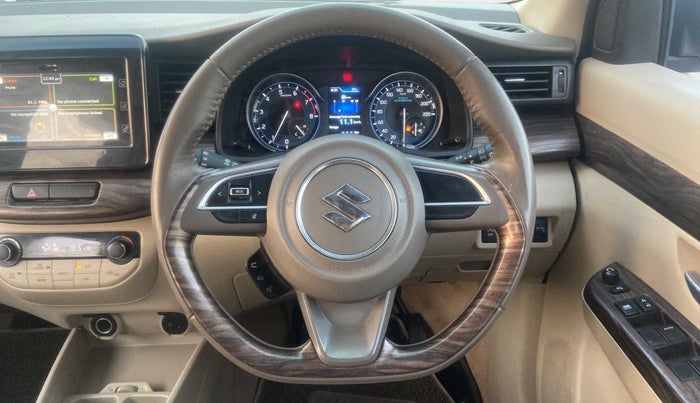 2019 Maruti Ertiga ZXI+ SHVS, Petrol, Manual, 46,815 km, Steering Wheel Close Up