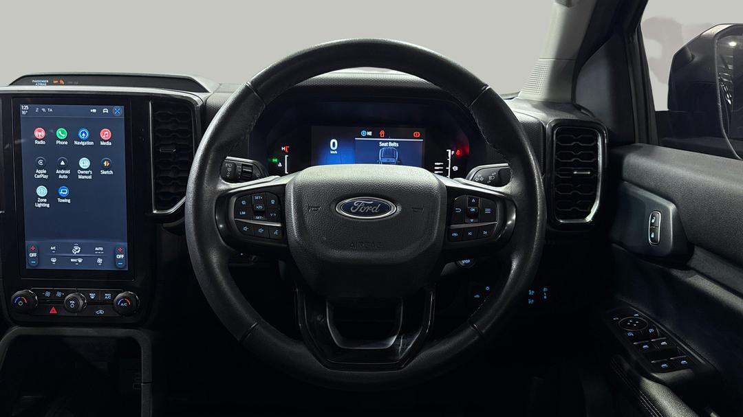 2022 Ford Ranger Sport 3.0 (4x4), Automatic, 75253 km, Steering Wheel Close-up