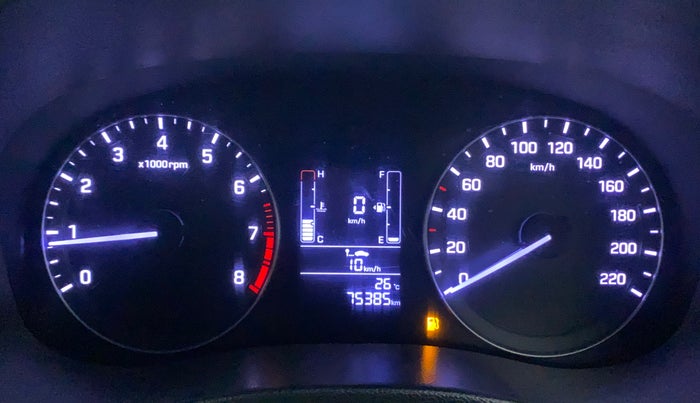 2016 Hyundai Creta SX PLUS 1.6 PETROL, Petrol, Manual, 75,458 km, Odometer Image