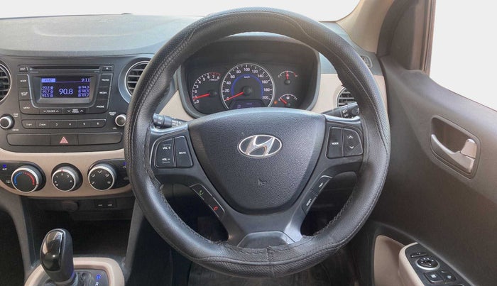 2014 Hyundai Grand i10 ASTA AT 1.2 KAPPA VTVT, Petrol, Automatic, 42,314 km, Steering Wheel Close Up