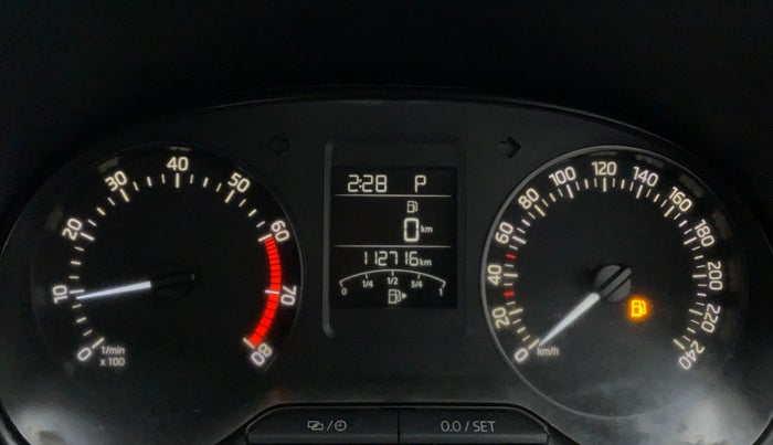 2018 Skoda Rapid STYLE 1.6 MPI AT, Petrol, Automatic, 1,12,715 km, Odometer Image