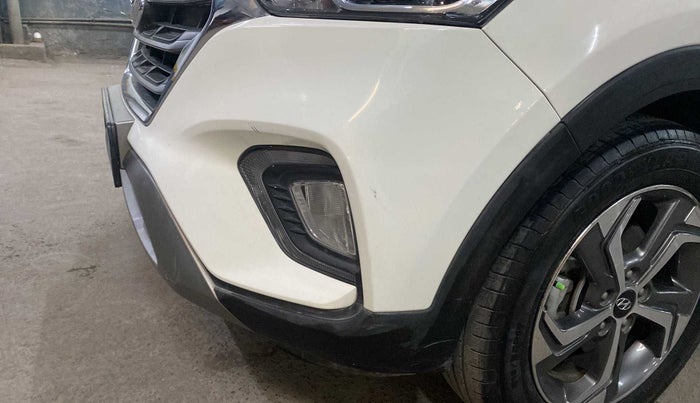 2019 Hyundai Creta SX AT 1.6 PETROL, Petrol, Automatic, 24,827 km, Front bumper - Minor scratches