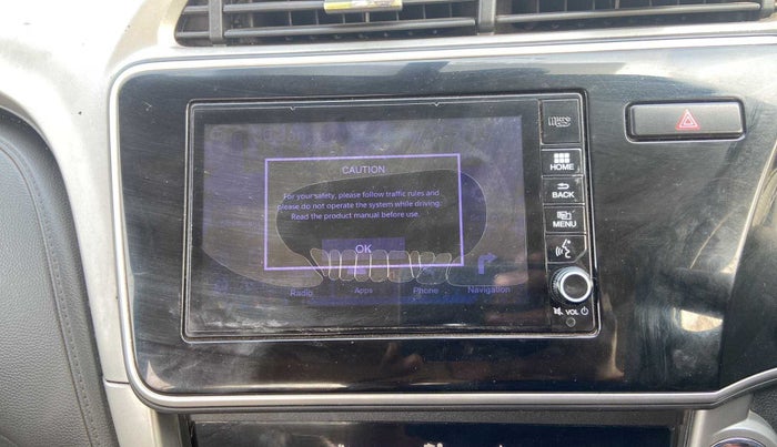 2017 Honda City 1.5L I-VTEC VX, Petrol, Manual, 98,347 km, Infotainment system - Touch screen not working