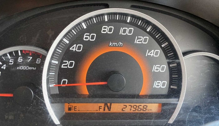 2016 Maruti Wagon R 1.0 VXI AMT, Petrol, Automatic, 27,964 km, Odometer Image