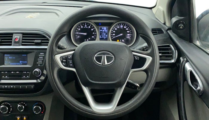 2017 Tata Tiago XZA PETROL, Petrol, Automatic, 80,180 km, Steering Wheel Close Up