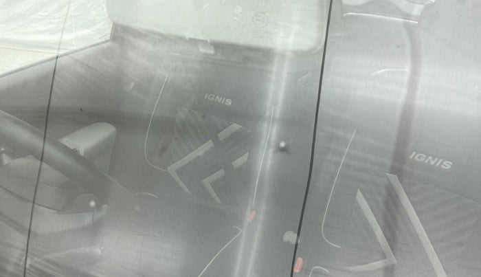2018 Maruti IGNIS DELTA 1.2, Petrol, Manual, 66,877 km, Front windshield - Minor spot on windshield