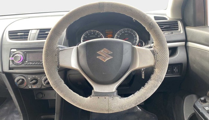 2014 Maruti Swift VXI, Petrol, Manual, 13,355 km, Steering Wheel Close Up