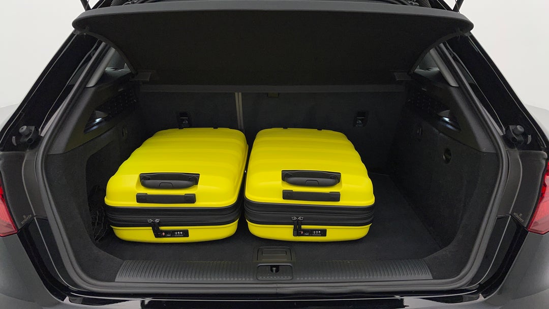 Boot Inside View with Luggage