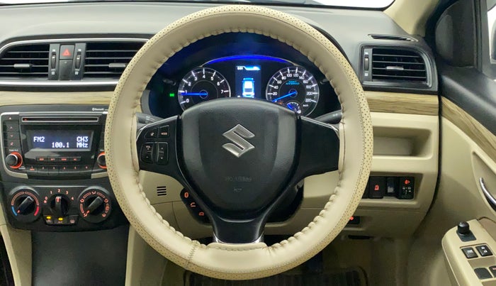 2018 Maruti Ciaz SIGMA 1.5 SHVS MT  PETROL, Petrol, Manual, 73,758 km, Steering Wheel Close Up