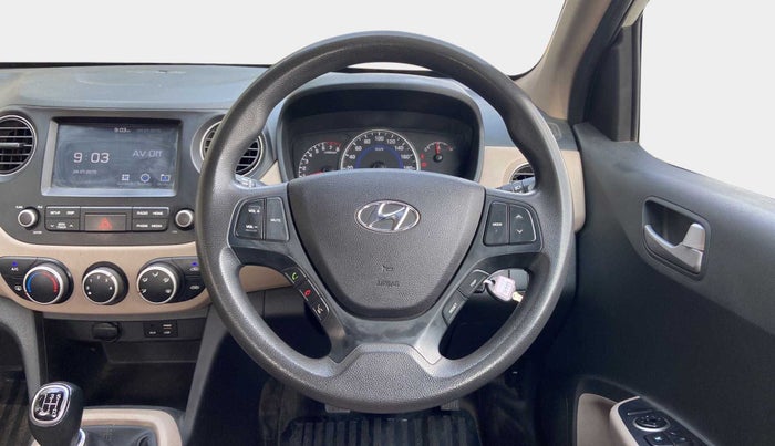2018 Hyundai Grand i10 SPORTZ 1.2 KAPPA VTVT, Petrol, Manual, 69,250 km, Steering Wheel Close Up