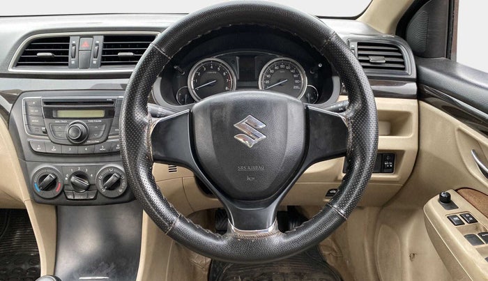 2016 Maruti Ciaz VXI, Petrol, Manual, 48,662 km, Steering Wheel Close Up