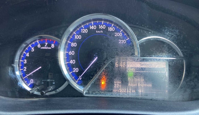 2018 Toyota YARIS V MT, Petrol, Manual, 63,358 km, Odometer Image