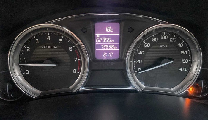 2015 Maruti Ciaz ZXI, Petrol, Manual, 79,639 km, Odometer Image
