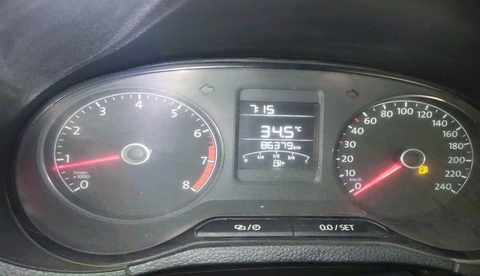 2018 Volkswagen Ameo TRENDLINE 1.0L, Petrol, Manual, 86,419 km, Odometer Image