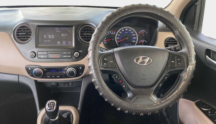 2018 Hyundai Grand i10 ASTA 1.2 KAPPA VTVT, Petrol, Manual, 53,724 km, Steering Wheel Close Up