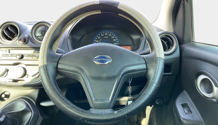 2018 Datsun Go Plus T, Petrol, Manual, 16,276 km, Steering Wheel Close Up