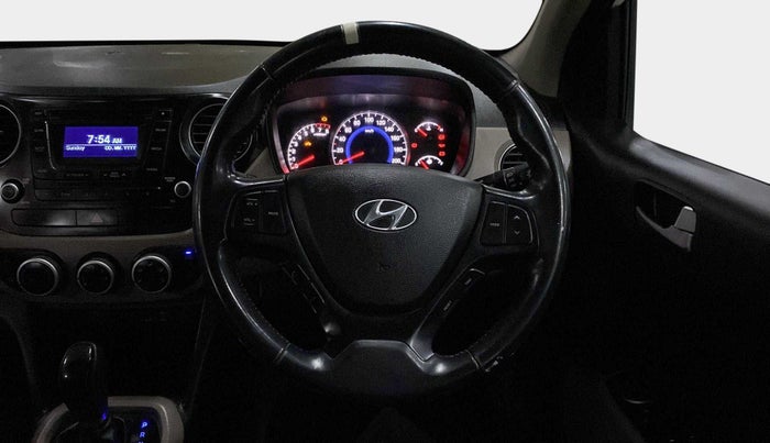 2015 Hyundai Grand i10 ASTA AT 1.2 KAPPA VTVT, Petrol, Automatic, 38,156 km, Steering Wheel Close Up