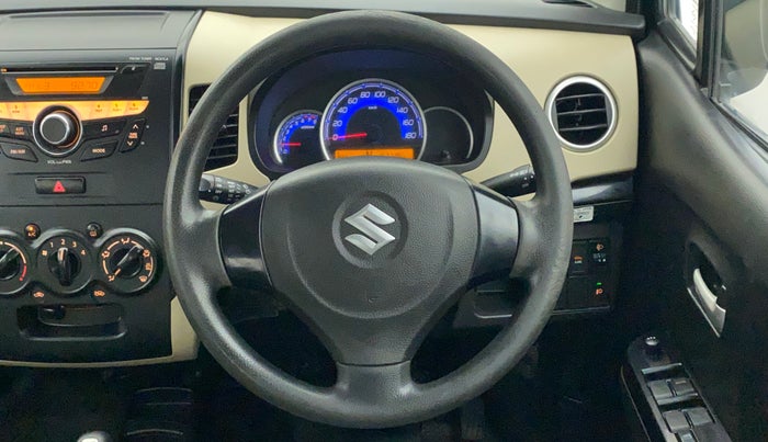 2017 Maruti Wagon R 1.0 VXI AMT, Petrol, Automatic, 53,736 km, Steering Wheel Close Up