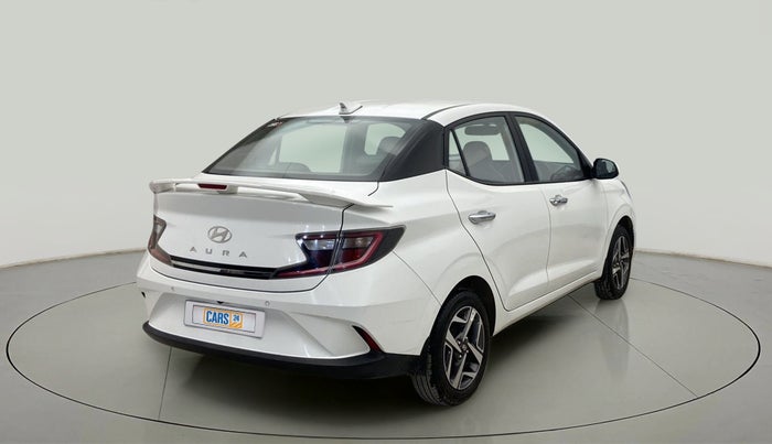 2023 Hyundai AURA SX 1.2 CNG, CNG, Manual, 11,056 km, Right Back Diagonal