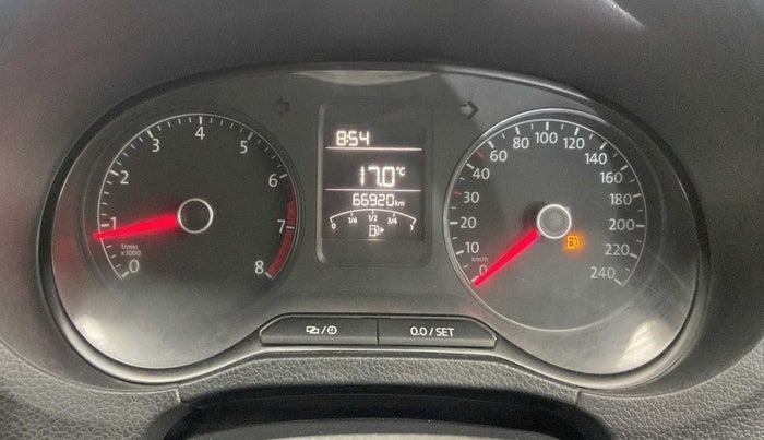 2018 Volkswagen Ameo TRENDLINE 1.0L, Petrol, Manual, 66,903 km, Odometer Image