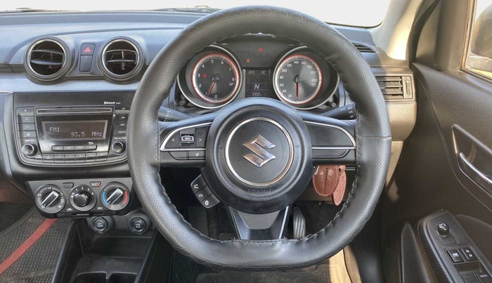 2019 Maruti Swift VXI AMT, Petrol, Automatic, 3,277 km, Steering Wheel Close Up