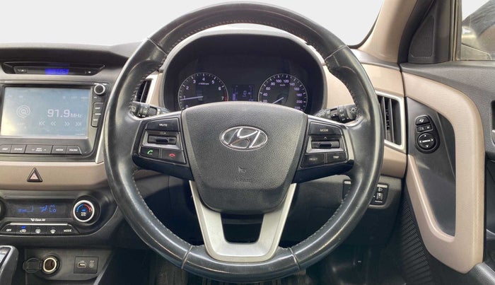 2017 Hyundai Creta SX PLUS AT 1.6 PETROL, Petrol, Automatic, 43,394 km, Steering Wheel Close Up