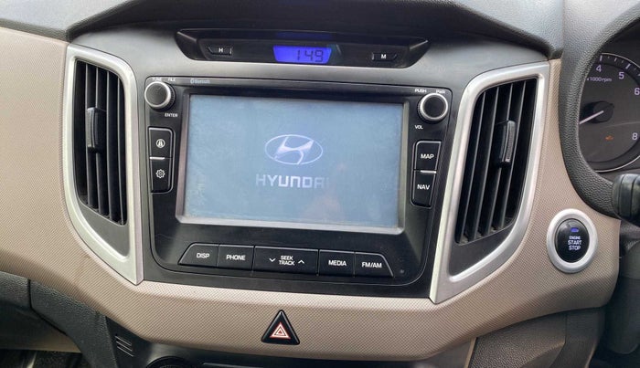 2017 Hyundai Creta SX PLUS AT 1.6 PETROL, Petrol, Automatic, 43,394 km, Infotainment system - Rear speakers missing / not working