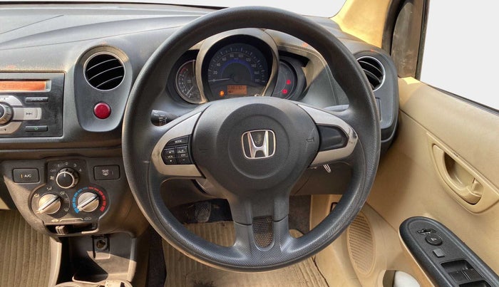 2015 Honda Brio S MT, Petrol, Manual, 38,806 km, Steering Wheel Close Up