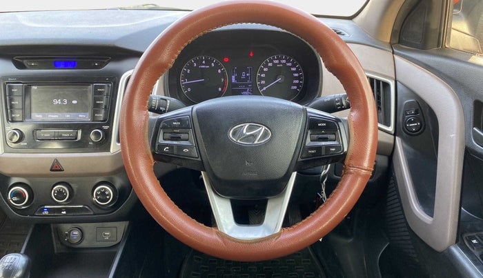 2019 Hyundai Creta E PLUS 1.6 PETROL, Petrol, Manual, 49,869 km, Steering Wheel Close Up
