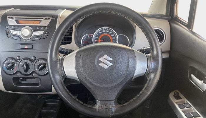 2014 Maruti Wagon R 1.0 VXI, Petrol, Manual, 49,883 km, Steering Wheel Close Up