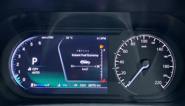 2020 Tata Harrier XZA, Diesel, Automatic, 28,811 km, Odometer Image