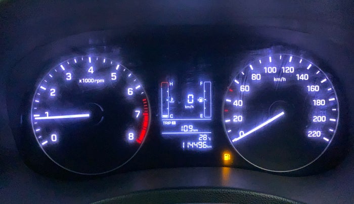 2018 Hyundai Creta E PLUS 1.6 PETROL, Petrol, Manual, 1,14,721 km, Odometer Image