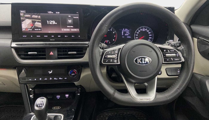 2019 KIA SELTOS HTX 1.5 PETROL, Petrol, Manual, 27,579 km, Steering Wheel Close Up
