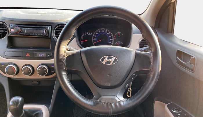 2014 Hyundai Grand i10 MAGNA 1.2 KAPPA VTVT, Petrol, Manual, 73,767 km, Steering Wheel Close Up